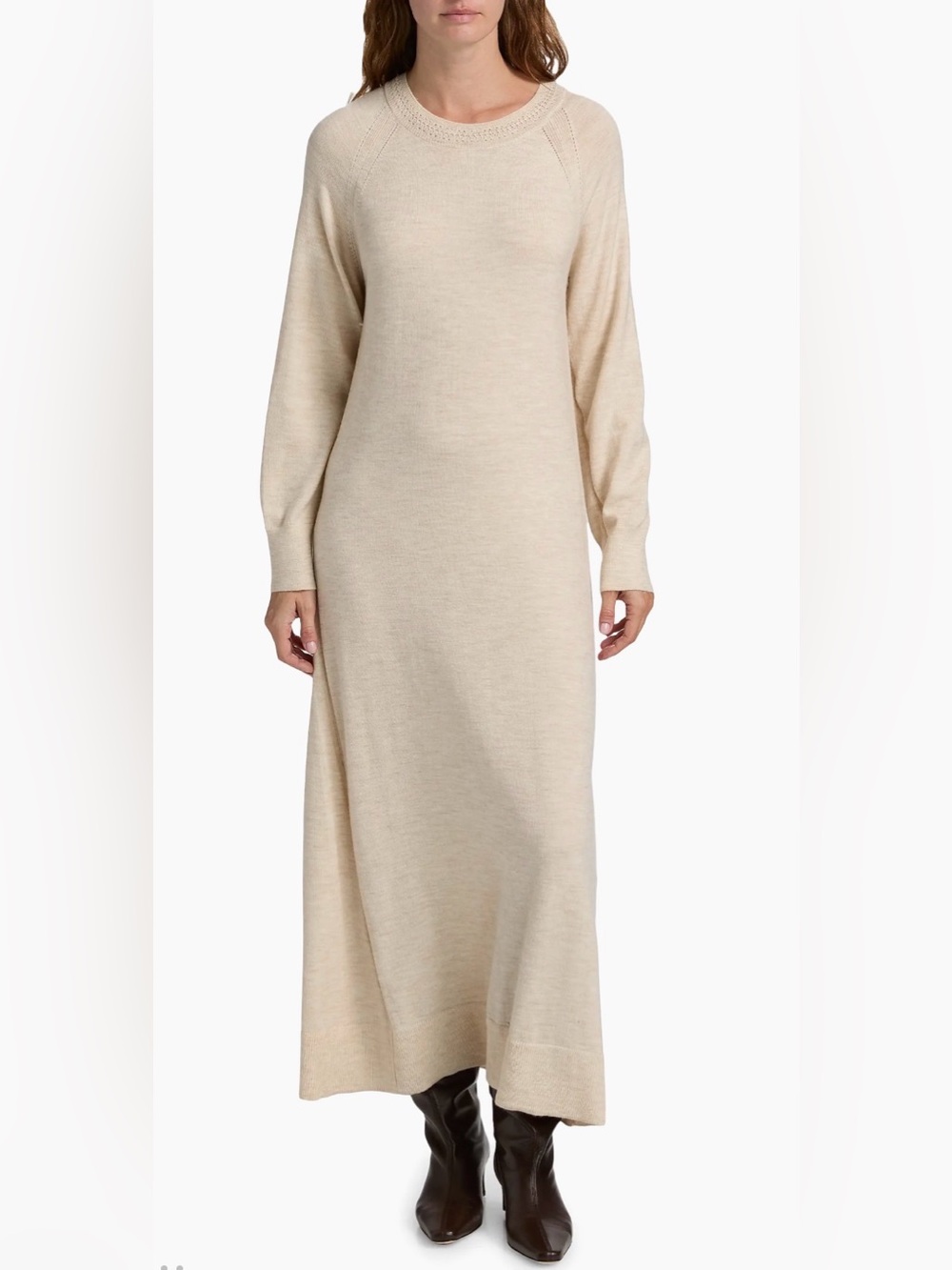 rag & bone Loren Wool-Blend Self-Belt Maxi Dress - Picture 8 of 14